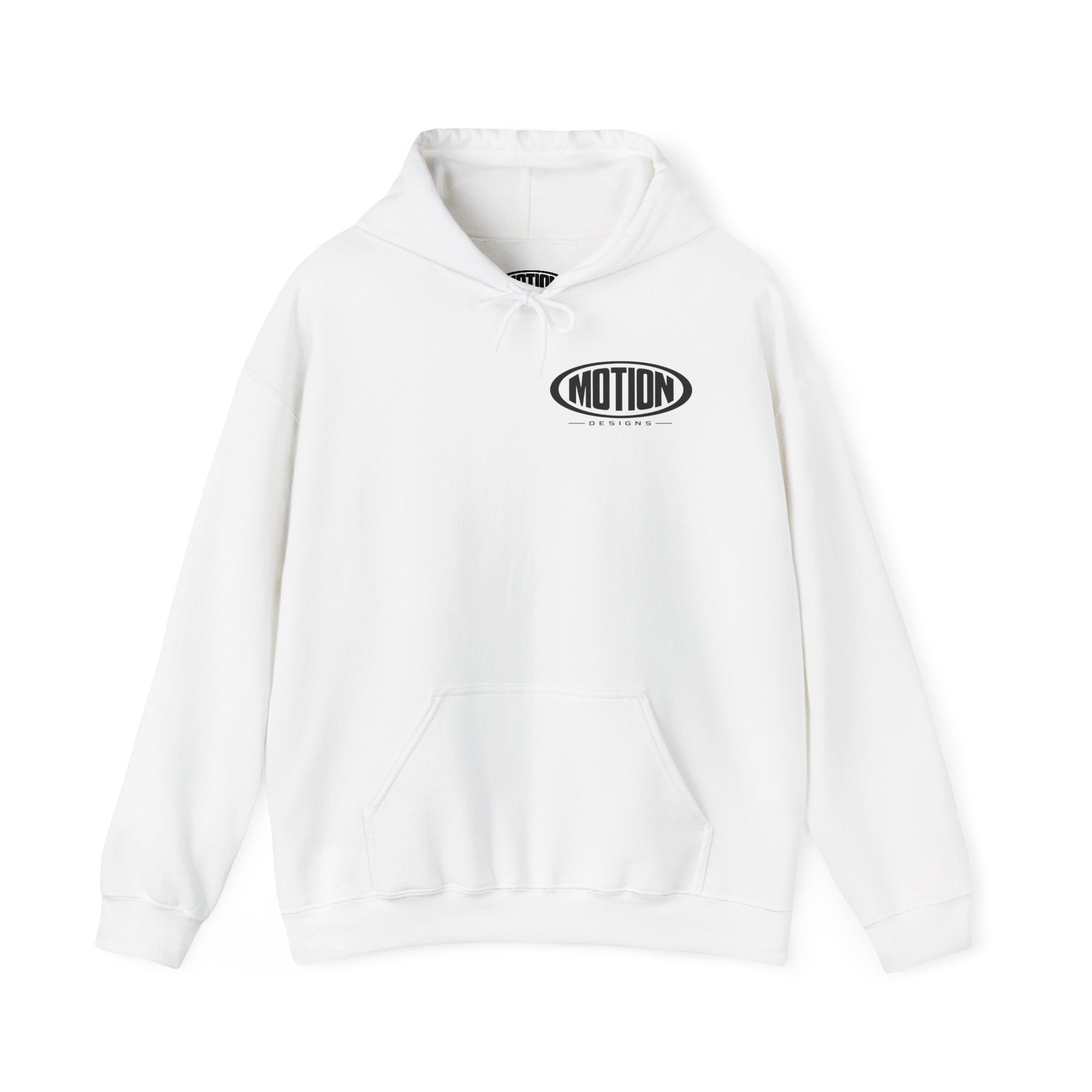 Motion Design (White-Black) Hoodie