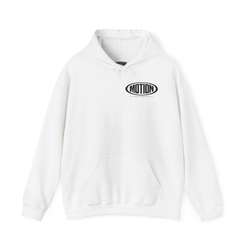 Motion Design (White-Black) Hoodie