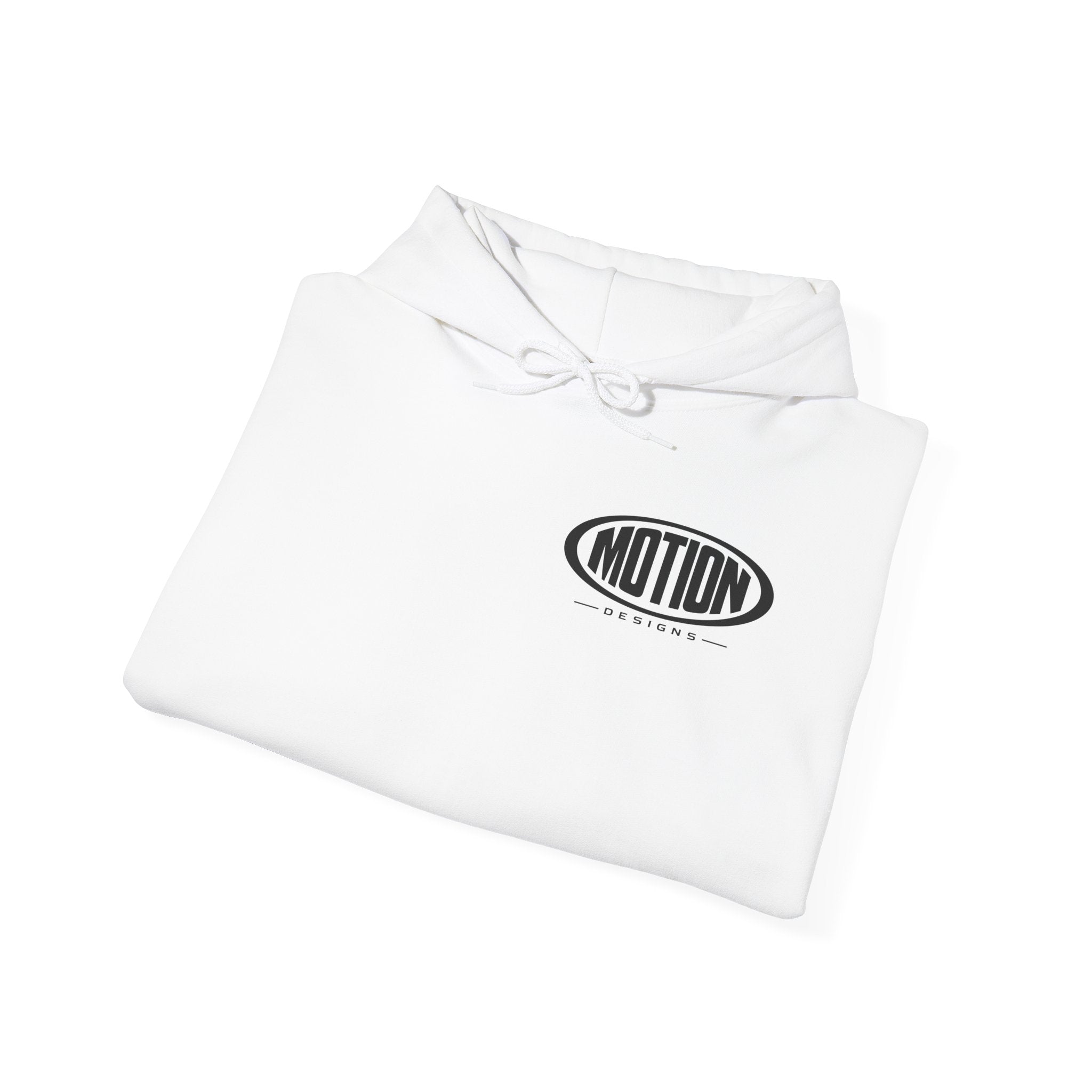 Motion Design (White-Black) Hoodie