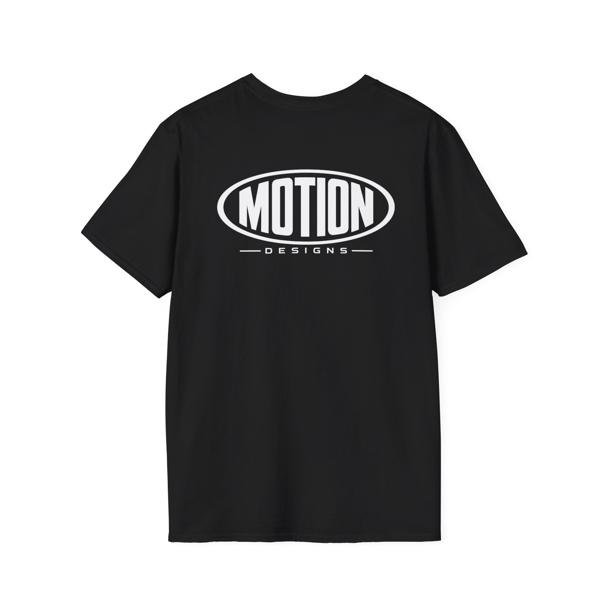Motion Logo T-Shirt — Black , White