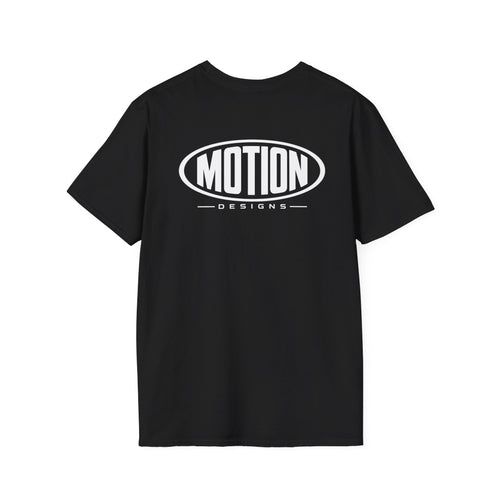 Motion Logo T-Shirt — Black , White