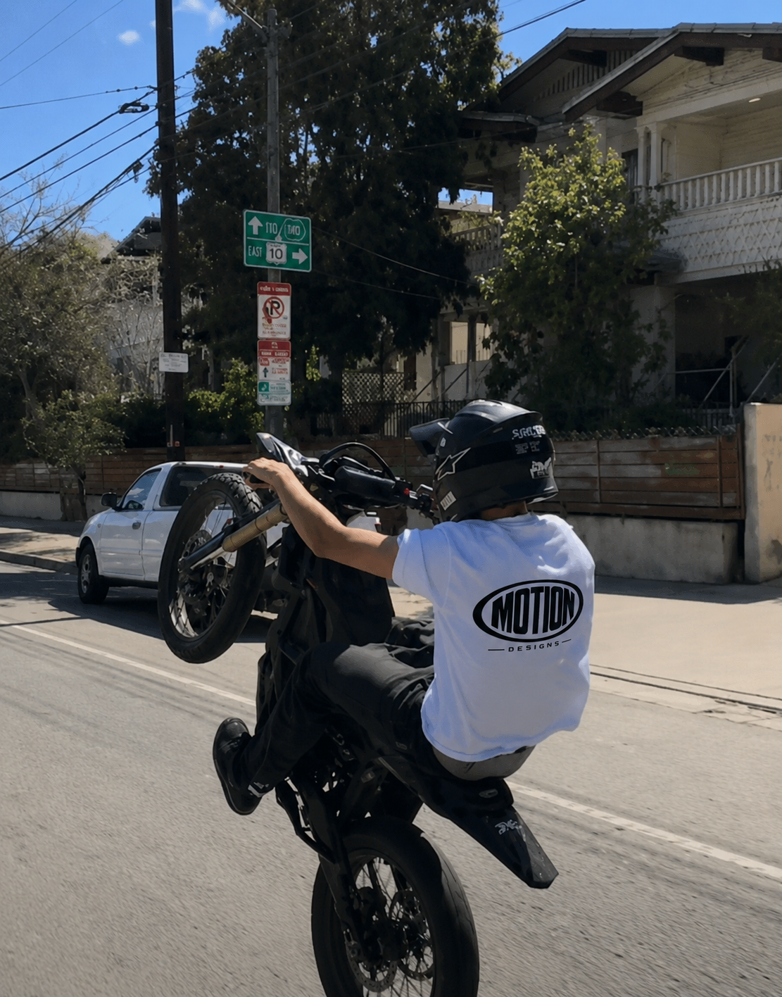 Motion Logo T-Shirt — Minimal Vintage Graphic Tee