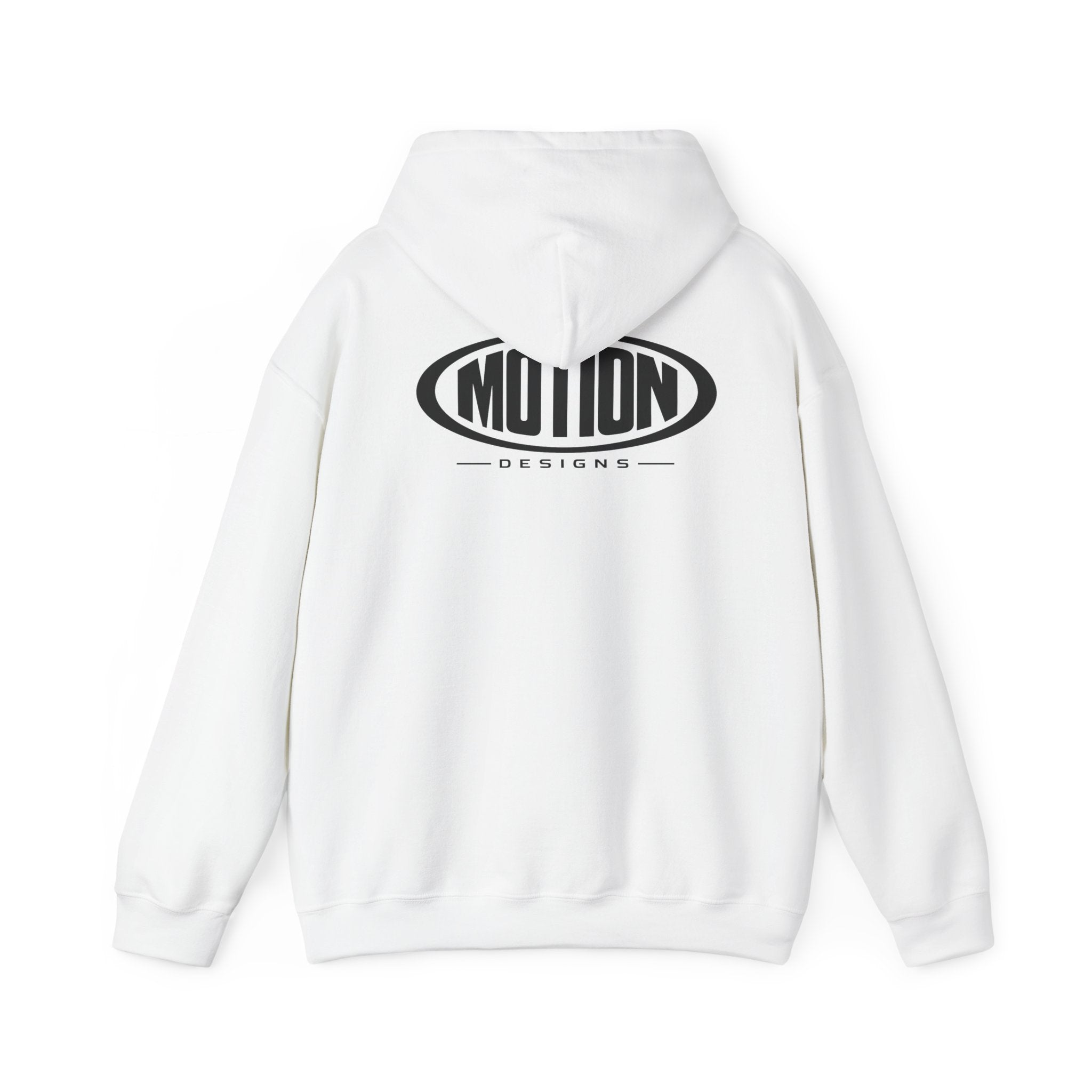Motion Design (White-Black) Hoodie