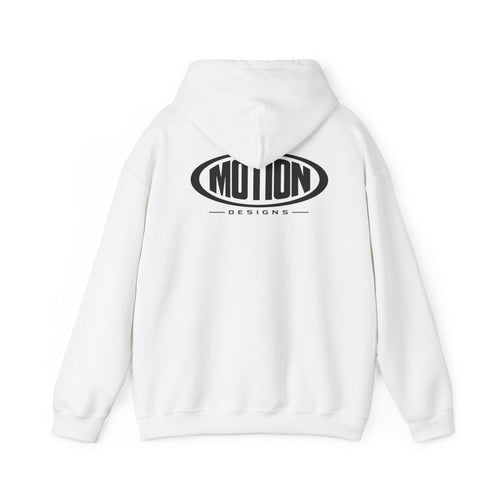 Motion Design (White-Black) Hoodie