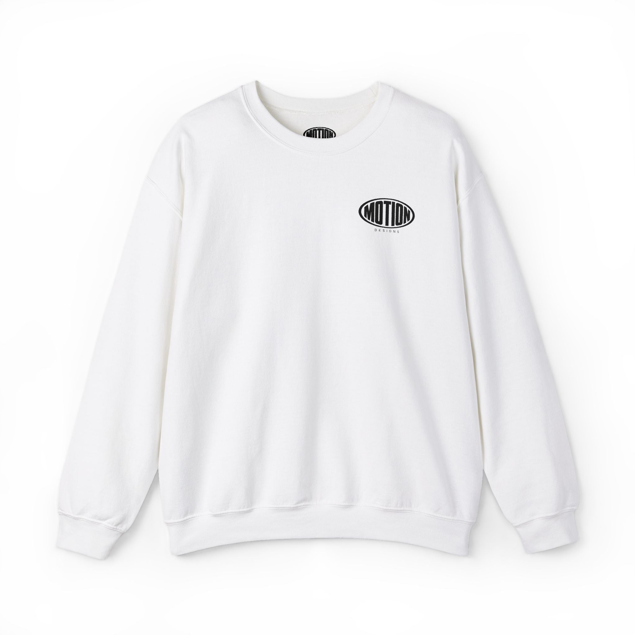 Motion Design (White-Black) CREWNECK