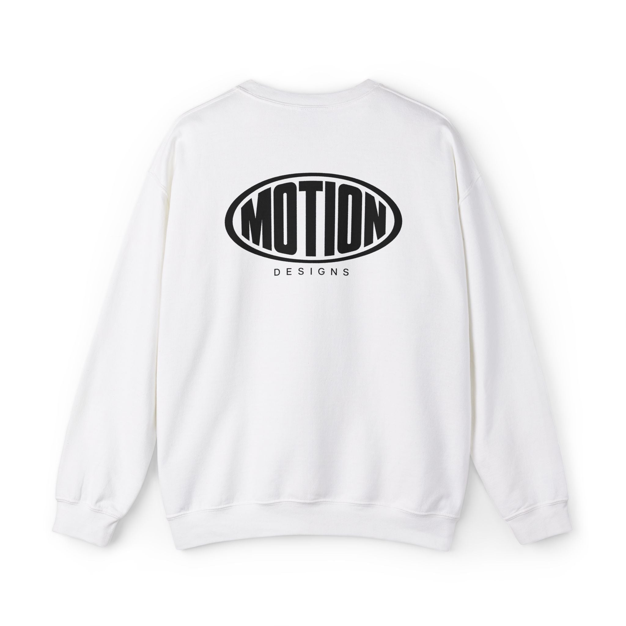 Motion Design (White-Black) CREWNECK