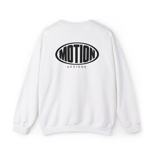 Motion Design (White-Black) CREWNECK